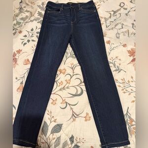 Liverpool Los Angeles High-Rise Skinny Ankle Jeans Dark Wash Size 12/31